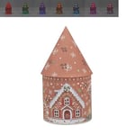 Gingerbread LED House for Whimsical Christmas Decor | Festive Light-Up Holiday Ornament with Gingerbread House Design | Warm LED Glow for Cozy Indoor Ambiance | Perfect for Holiday Decorations & Gifts