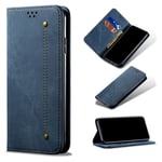 Samsung Jeans Galaxy S20 flip case - Sininen Tummansininen