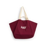 HAY Weekend Bag Organic väska L Burgundy