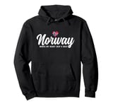 Norwegian Souvenirs Makes My Heart Skip A Beat I Love Norway Pullover Hoodie