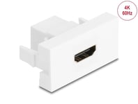 Delock Easy 45 Modul Hdmi-Uttag Till Hdmi-Uttag 4K 60Hz Vit