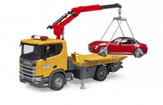 Bruder Scania Super 560R Tow Truck With L&S And Bruder Roadster Toy