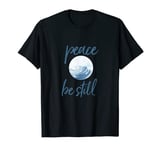 Christian Scripture Peace Be Still Mark 4:39 Ocean Beachwear T-Shirt