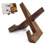 Support Assiette Decorative, Porte Assiette, Support Assiette en Bois, Presentoir Livre Cadre Photo de Table, Mini Chevalet - 6,5 Pouces (1 Pièces)