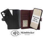 Skimblocker Motorola Moto G55 5G Magnet Plånboksfodral Svart