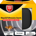 Protect Expert - ultrasou Ultrason Souris Répulsif à Ondes Pour Souris Sans Accoutumance Repousse Jusqu'à 80m²