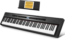 Piano Numérique, Clavier De 88 Touches Lestées Taille Authentique, Action Du Marteau, Numérique 88 Clavier Électrique Fullsize Professionnel Pour Débutant Avec Pédale, 8 Voix Premium, Dep-20