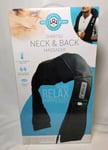 Wellbeing Shiatsu Neck Back Massager With Arm Loops Black