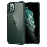 Spigen Ultra Hybrid Case Compatible with iPhone 11 Pro Max [Military Grade Protection] - Midnight Green