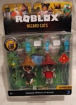 ROBLOX Wizard Cats Celebrity Collection Action Figures Game Pack w/Virtual Item