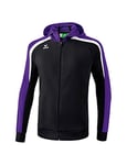 Erima Veste d'entraînement Liga 2.0 avec Capuche Veste d'entraînement Liga 2.0 avec Capuche Enfant Noir/Dark Violet/Blanc FR: XS (Taille Fabricant: 140)