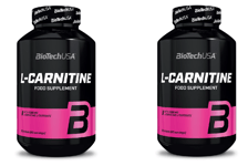 2 boites L-CARNITINE 1000 - 60 COMPRIMÉS BioTech USA