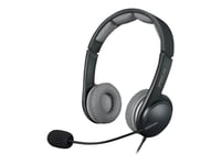 SPEEDLINK SONID - Micro-casque - sur-oreille - filaire - USB - gris, noir