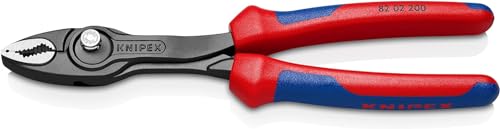 Knipex TwinGrip Pince multiprise frontale noire atramentisée, avec gaines bi-matière 200 mm 82 02 200 SB