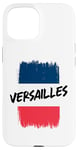 Coque pour iPhone 15 Versailles France Pinceau vertical Fla