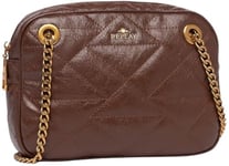 Replay Women Fw3672 Shoulder Bag, 0214 Cambridge Brown, UNIC