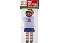 Elves Behavin' Badly Christmas Elf England Football Kit Outfit Xmas #500166