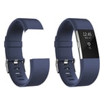 Fitbit Charge 2 Replacement Bands Classic Royal Blue Large - One Size