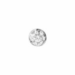 Georg Jensen GJ SIGNATURE SOLITAIRE EARSTUD White Gold DIAMOND 0.20 CT (1st)