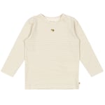 Konges Sløjd GOTS Basic Långärmad Topp Tea Stripe | Beige | 2 years