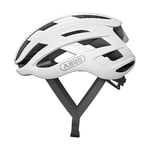 ABUS Casque de vélo de course AirBreaker - Casque de vélo haut de gamme pour le cyclisme professionnel - pour jeunes et adultes - Casque pour hommes et femmes - Blanc, taille M