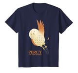 Youth Percy The Park Keeper Owl Flying And Waving Kids T-Shirt