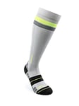 Relaxsan 800 Sport Socks (Argent/Jaune 3-L Plus) – Chaussettes sportives compression graduée Fibre Dryarn performances maximales