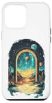 iPhone 12 Pro Max Cosmic Desert Portal Design for Dreamers and Stargazers Case