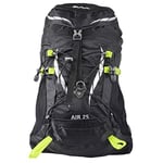 JAM 25L Black Waterproof Rucksack Air Hiking Camp Hydrate Trek Travel Backpack