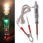 Testeur de circuit automobile stylo de test de lumière électrique,outils de test de diagnostic de voiture,sonde de lumière automatique,lumière LED couleur pour touristes,6V,12V,24V #A