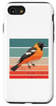 Coque pour iPhone SE (2020) / 7 / 8 Mignon oiseau orange marques noires art de la faune