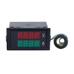 Digital Voltmeter Ammeter AC 80-300V 0-100A Spännings- och Strömmeter