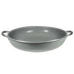 Masterpro Chef 34cm Shallow Saute Pan Casserole Marble Coated Heavy Aluminium