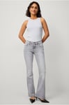 Gina Tricot - Jeans Low Waist Bootcut Jeans - Grå