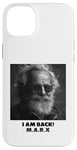 Coque pour iPhone 14 Plus JE SUIS DE RETOUR, Karl Marx, communiste, cool Marx