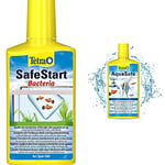 Tetra - 175655 - SafeStart - 250 ML & AquaSafe - Conditionneur d'eau Naturel pour Poissons tropicaux -Agit en 5 MN - Eau Douce et Eau de Mer - Anti-Chlore - 500 ML