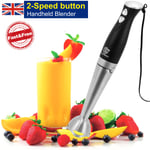 700W Hand Stick Mixer Food Processor Multi-Blender Fruit Whisk Stainless Steel