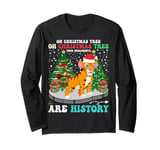 Oh Christmas Tree Your Ornaments Are History Bengal Tiger Long Sleeve T-Shirt