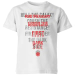 T-Shirt Enfant Écho Côté Obscur - Star Wars - Blanc - 11-12 ans - Blanc