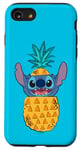 Coque pour iPhone SE (2020) / 7 / 8 Disney Lilo & Stitch Cute Happy Big Pineapple Portrait