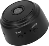 Mini Caméra Espion Wifi, Caméra À Distance Intelligente Sans Fil Hd 1080P, Avec Couverture Arrière Magnétique, Pour La Maison, Le Bureau, La Cour, Le Magasin (Noir)