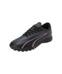 Puma Unisex Youth Ultra Play Tt Jr Soccer Shoes, Puma Black-Copper Rose, 36 EU