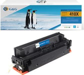 G&G G&G Toner Compatible With Cf411x, Cyan, 5000S, Nt-Ph411xc, Hp 410X, High Capacity, For Hp Lj Pro M452, Lj Pro Mfp M477, N