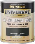 Rust-Oleum Universal Darkest Green Satin All-Surface Brush Paint 250ml