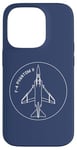 iPhone 14 Pro F-4 Phantom II American Jet Plane Badge Case