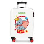 Disney Dumbo Valise de Cabine Multicolore 38 x 55 x 20 cm Rigide ABS Fermeture à Combinaison latérale 34 l 2 kg 4 Roues Doubles