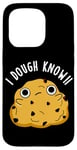 Coque pour iPhone 15 Pro Jeu de mots « I Dough Know Funny Food »