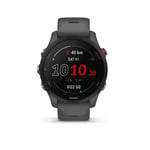 Garmin [Renewed] Forerunner 255 Easy to Use Lightweight GPS Running Smartwatch,Advanced Training and Recovery Insights,Safety and Tracking Features included,Up to 14 days Battery, Slate Grey (Renewed)