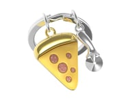 METALMORPHOSE - Porte-clés Pizza - Porte-clés Fun - Food & Gastronomie - Accessoire Original - Cadeau Homme, Cadeau Femme