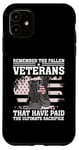 Coque pour iPhone 11 Remember The Fallen Veterans American USA Flag Patriotic